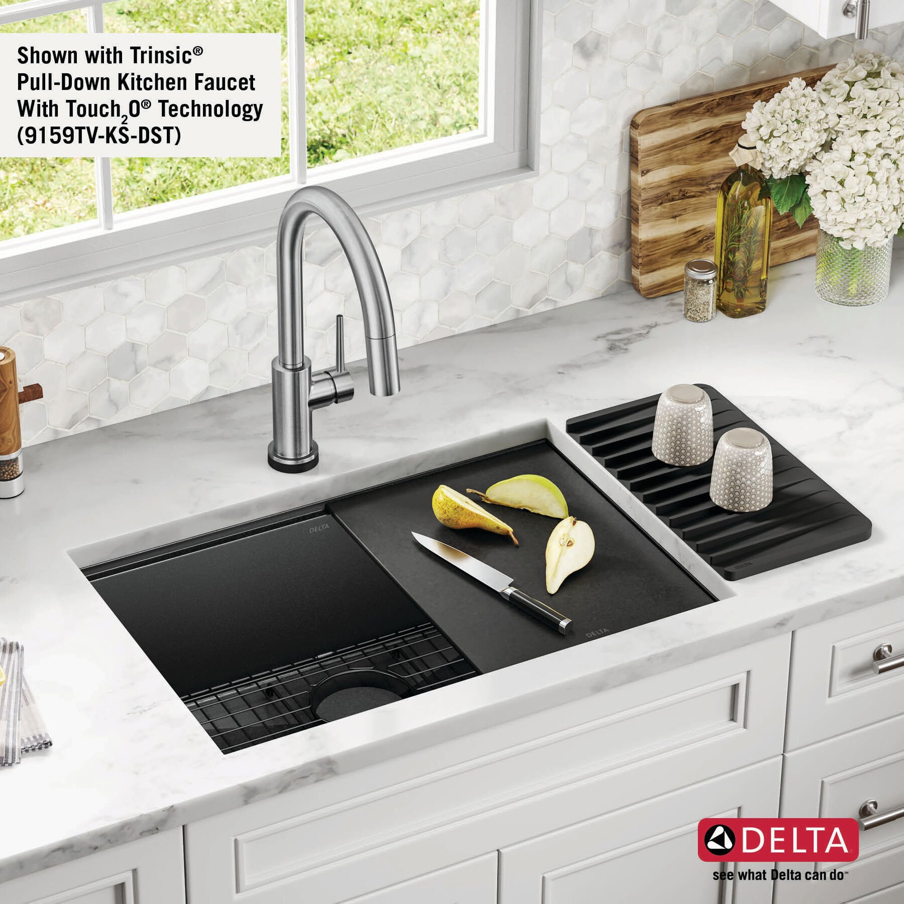 27&rdquo; Undermount 16 Gauge Workstation Kitchen Sink Single Bowl with WorkFlow&trade; Ledge and Accessories